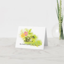 Tarjeta de agradecimiento/saludo de 4"x5.6"