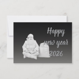 Tarjeta De Agradecimiento Saludo de año nuevo tranquilo