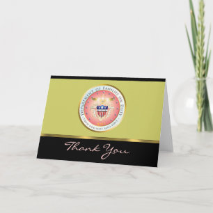 Tarjeta De Agradecimiento Saludo de servicio del personalizar del sello de