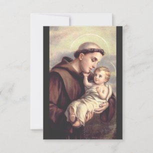 Tarjeta De Agradecimiento San Antonio de Padua