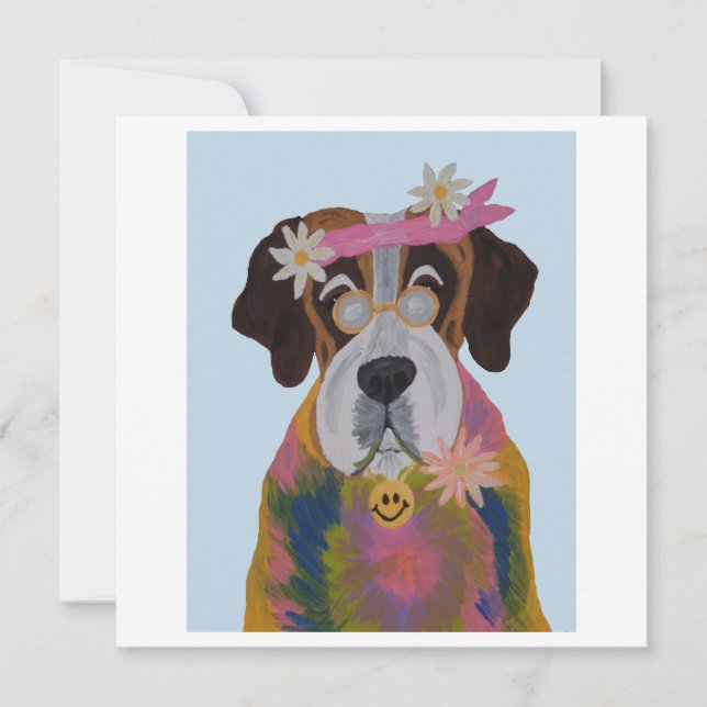 Tarjeta De Agradecimiento San Bernardo  (Anverso)