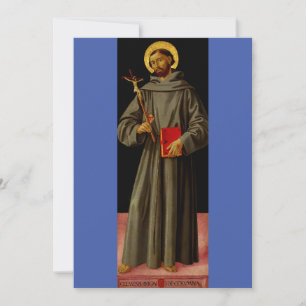 Tarjeta De Agradecimiento San Francisco de Asís por Antoniazzo Romano
