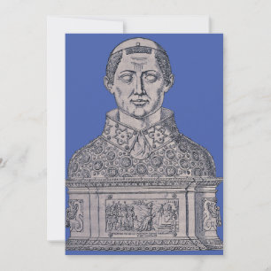 Tarjeta De Agradecimiento San Jenaro, Obispo de Benevento - Arte fino