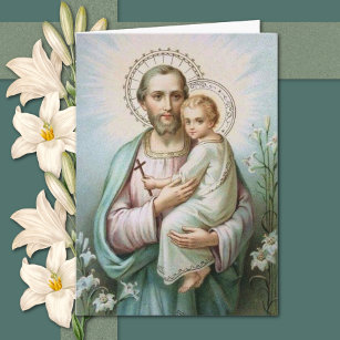 Tarjeta De Agradecimiento San José Jesús Condolencia Católica Gracias