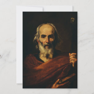 Tarjeta De Agradecimiento San José por Jusepe de Ribera