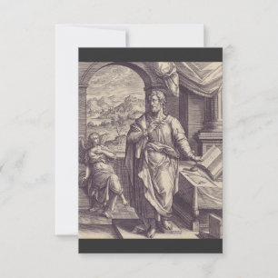 Tarjeta De Agradecimiento San Mateo el Apóstol