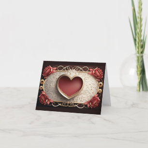 Tarjeta De Agradecimiento San Valentín de amor de aniversario