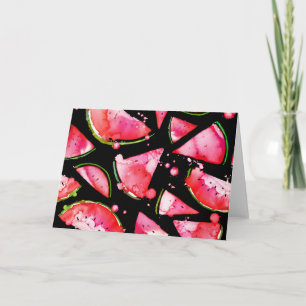 Tarjeta De Agradecimiento sandía acuática 2