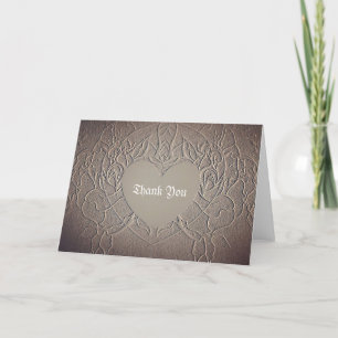 Tarjeta De Agradecimiento Sandy Rosa Boda Gracias Cartas