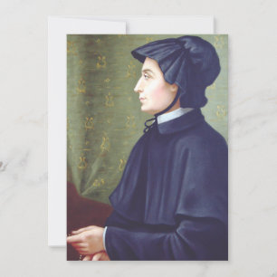 Tarjeta De Agradecimiento Santa Isabel Ana Seton
