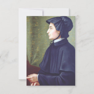 Tarjeta De Agradecimiento Santa Isabel Ana Seton