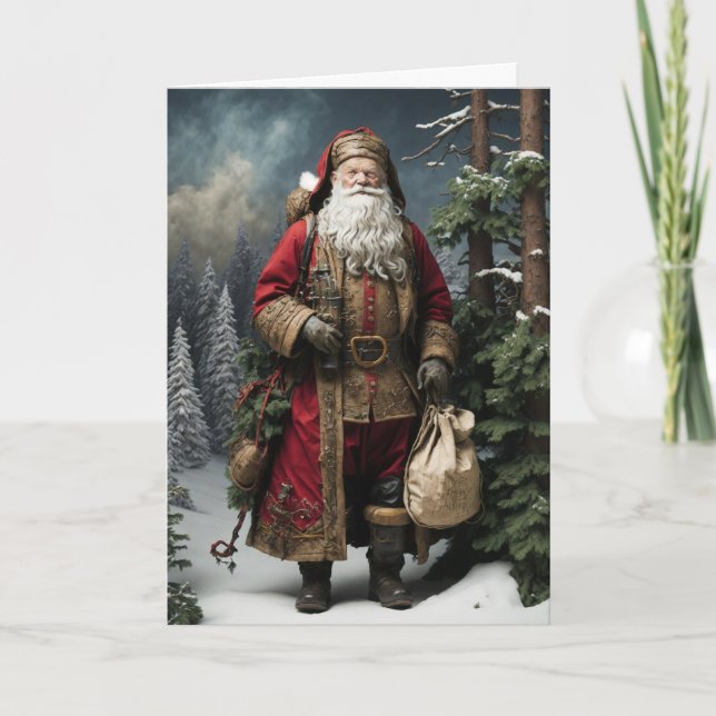 Tarjeta De Agradecimiento Santa Victoria - Feliz Navidad (Anverso)