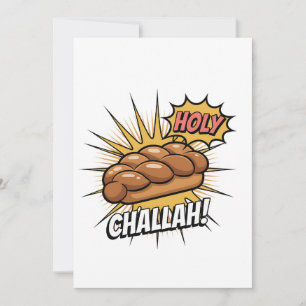 Tarjeta De Agradecimiento Santo Challah Divertido Judío Hanukkah Judío 