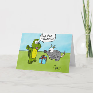 Tarjeta De Agradecimiento ¡Santo moly! Gracias cardar