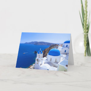 Tarjeta De Agradecimiento Santorini