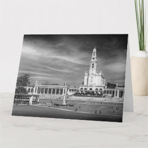 Tarjeta De Agradecimiento Santuario católico de Nuestra Señora de Fátima, Po