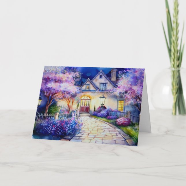 Tarjeta De Agradecimiento Saras Cottage (Anverso)