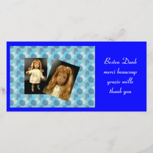 Tarjeta De Agradecimiento Sasha GRACIAS Fotokarte