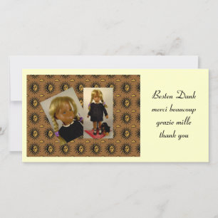 Tarjeta De Agradecimiento Sasha GRACIAS Fotokarte