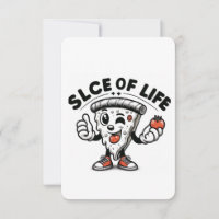 Sassy Pizza Slice con personalidad