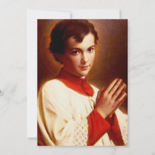 Tarjeta De Agradecimiento Savio de Santo Domingo