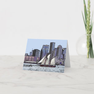 Tarjeta De Agradecimiento Schooner Cruise - gracias