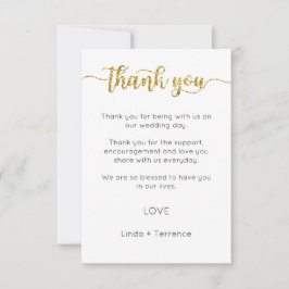 Tarjeta de agradecimiento, Script Gracias Tarjeta