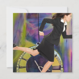 Tarjeta De Agradecimiento Se acaba el tiempo