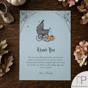 Tarjeta De Agradecimiento Se está preparando un bebé Baby Shower