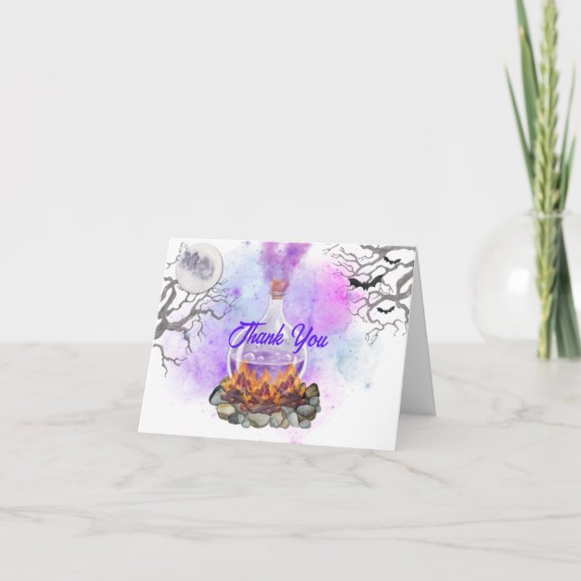 Tarjeta De Agradecimiento Se está preparando un bebé - Gracias Cartas (Anverso)