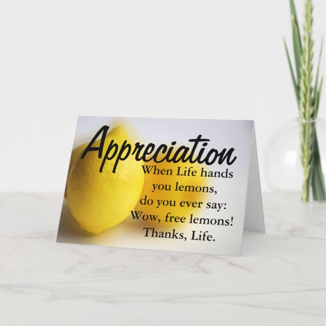 Tarjeta De Agradecimiento Sea agradecido y cuente sus bendiciones (Anverso)