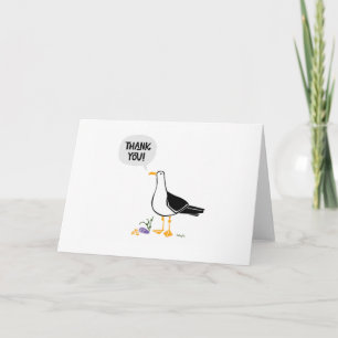 Tarjeta De Agradecimiento Seagull Gracias