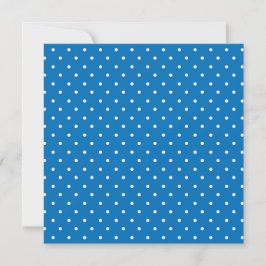 Tarjeta De Agradecimiento Seamless blue background polka dot pattern 