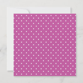 Tarjeta De Agradecimiento Seamless magenta background polka dot pattern