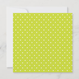 Tarjeta De Agradecimiento Seamless pattern  bright lime polka dot pattern