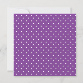 Tarjeta De Agradecimiento Seamless purple background polka dot pattern 