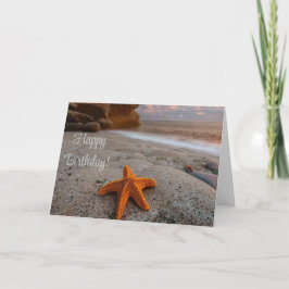 Tarjeta De Agradecimiento Seashore Starfish