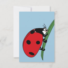 Tarjeta De Agradecimiento Sed Ladybug
