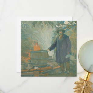 Tarjeta De Agradecimiento Selva todavía brilla por los brillantes de luz bla