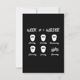Tarjeta De Agradecimiento Semana de una soldadura de ciclopedia para soldadu