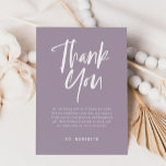 Tarjeta De Agradecimiento Sencilla caligrafía Sexo Neutral Baby Shower<br><div class="desc">Simple Caligrafía Género Neutral Baby Shower gracias tarjeta presenta una caligrafía divertida y moderna en colores vivos y sólidos.</div>