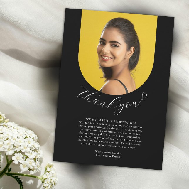 Tarjeta De Agradecimiento Sencillo blanco blanco Fideicomiso funeral (Subido por el creador)