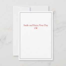 Tarjeta De Agradecimiento Sencillo Día del Trabajo Elegante con bandera de E