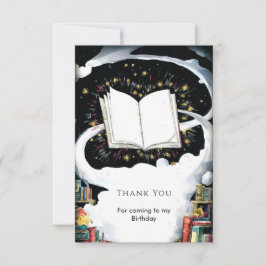 Tarjeta De Agradecimiento Sencillo libro de cuentos de hadas para niños Cump