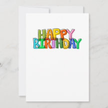 Sencillos y coloridos deseos de cumpleaños