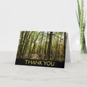 Tarjeta De Agradecimiento Sendero de los Apalaches en octubre en Shenandoah
