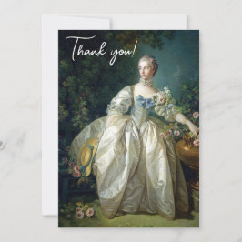 Tarjeta De Agradecimiento Señora Bergeret 1766 Boucher Felicidades