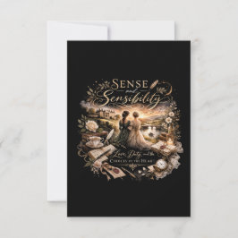 Tarjeta De Agradecimiento Sentido y sensibilidad