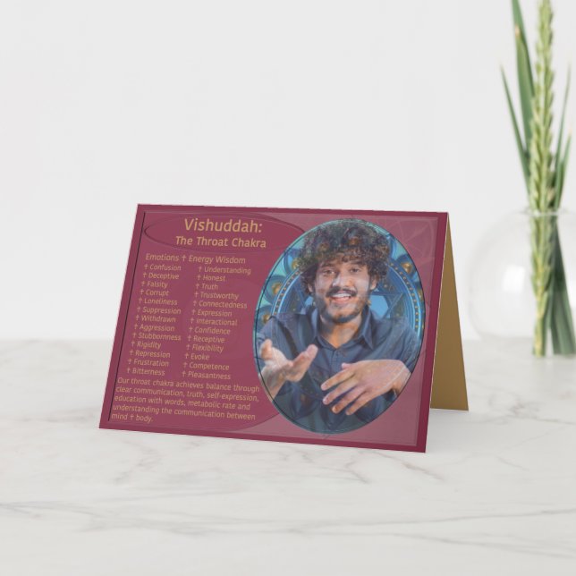 Tarjeta De Agradecimiento Sentimientos curativos (Anverso)