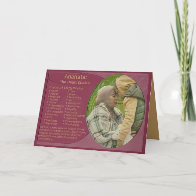 Tarjeta De Agradecimiento Sentimientos curativos (Anverso)
